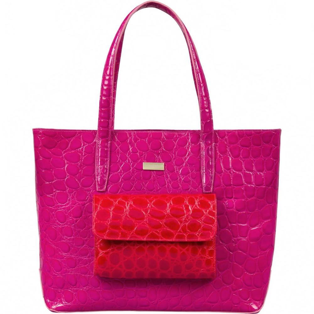 NEW BETHELHELENA everything gem shoulder bag in pink saphire-red saphire